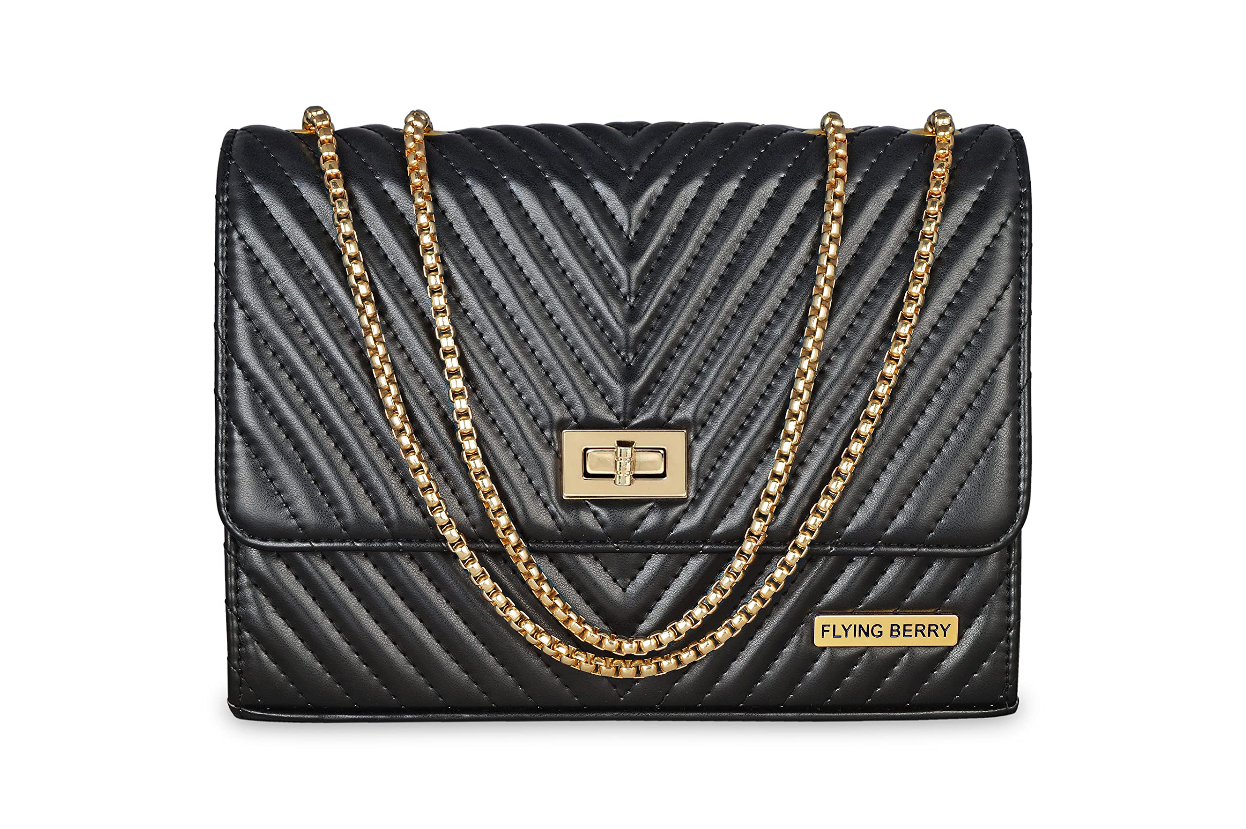 FLYING BERRY womens sling bag (BLACK) (B09NNF8M48) Amazon Price History, Amazon Price Tracker
