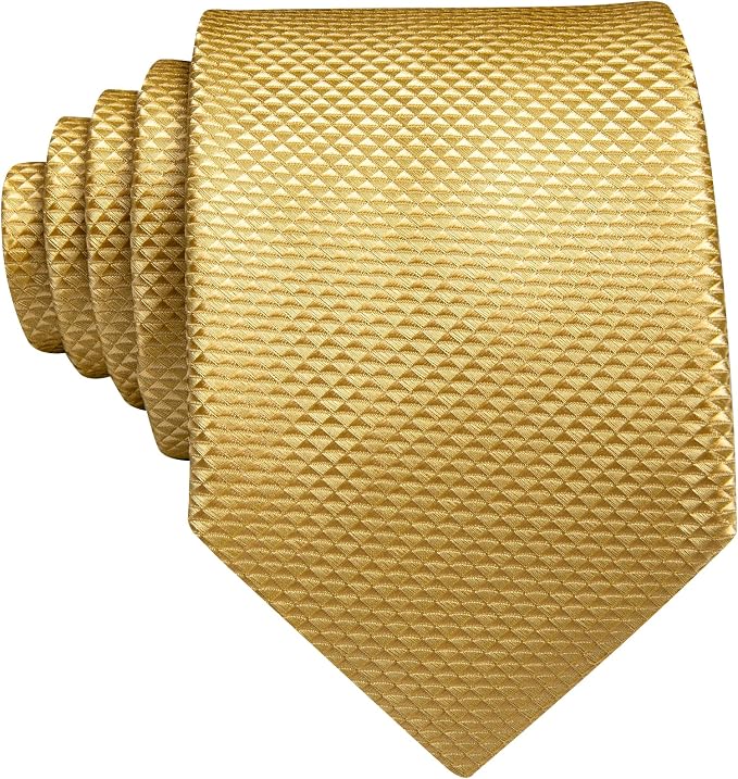 Corbata y set de pañuelo y gemelos para hombre miniatura 4