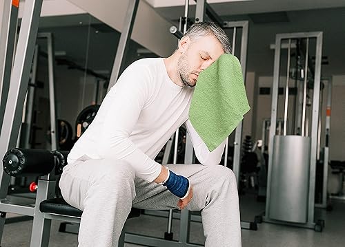 Miniatura 6 de Utopia Towels Juego de paños de algodón 100% hilado en anillo, paños de franela de gama alta, altamente absorbentes y suaves al tacto, paquete de