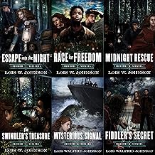 Freedom Seekers - Set of 6 Volumes Including Escape Into the Night, Race for Freedom, Midnight Rescue, the Swindler's Treasure, Mysterious Signal, and the Fiddler's Secret