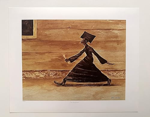 Miniatura 2 de Ernie Barnes Estampado Graduado de 14 x 18 pulgadas.