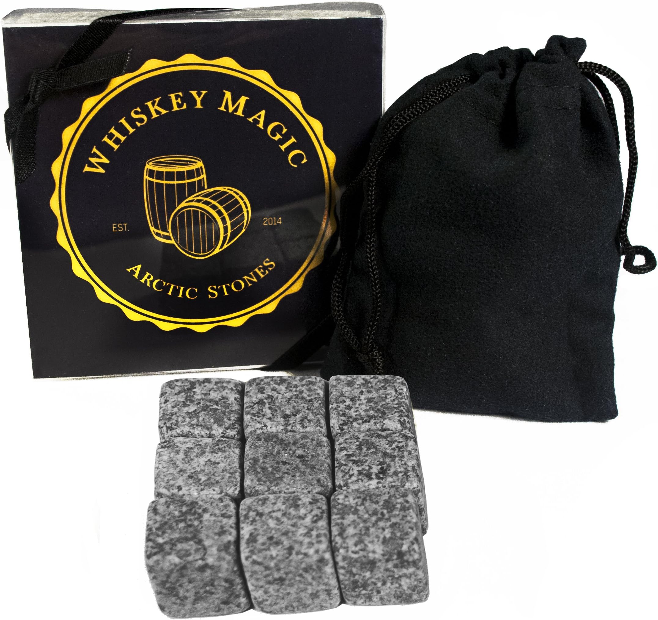 Whiskey Magic 9-Piece Arctic Stone Set
