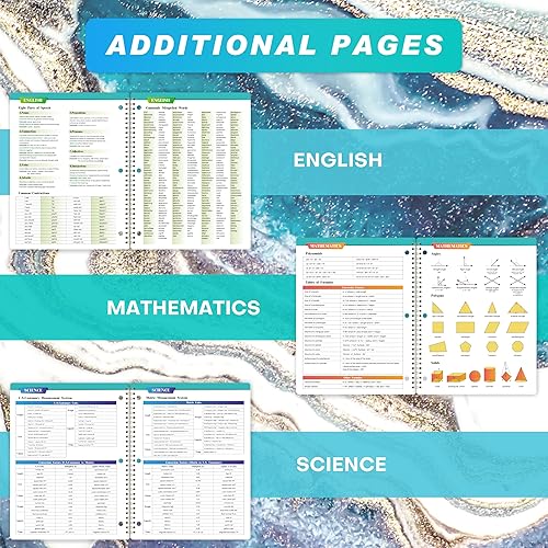 Miniatura 4 de Planificador estudiantil 2024-2025 - julio 2024 - junio 2025, planificador semanal y mensual para estudiantes de 11 x 8.3 pulgadas, cubierta
