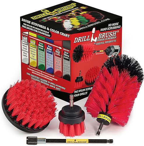 Cepillo de limpieza de mango largo para limpieza - Cepillo para fregar al aire libre - Cepillo de fregar de concreto - Cepillo de cerdas duras -