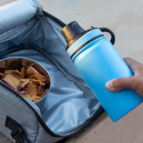 Miniatura 4 de MIRA Botellas de agua de boca ancha con tapa de boquilla, compatibles con múltiples tamaños de botella MIRA Sierra 12 onzas, 24 onzas, 32 onzas y 40