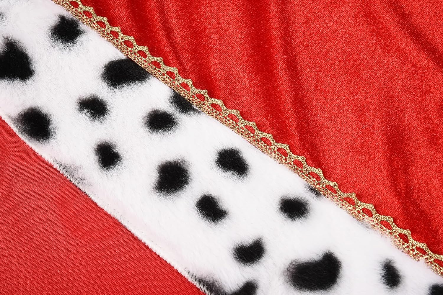 Vista 7 de ReliBeauty Disfraz de rey para niños y niñas con bata y corona de rey