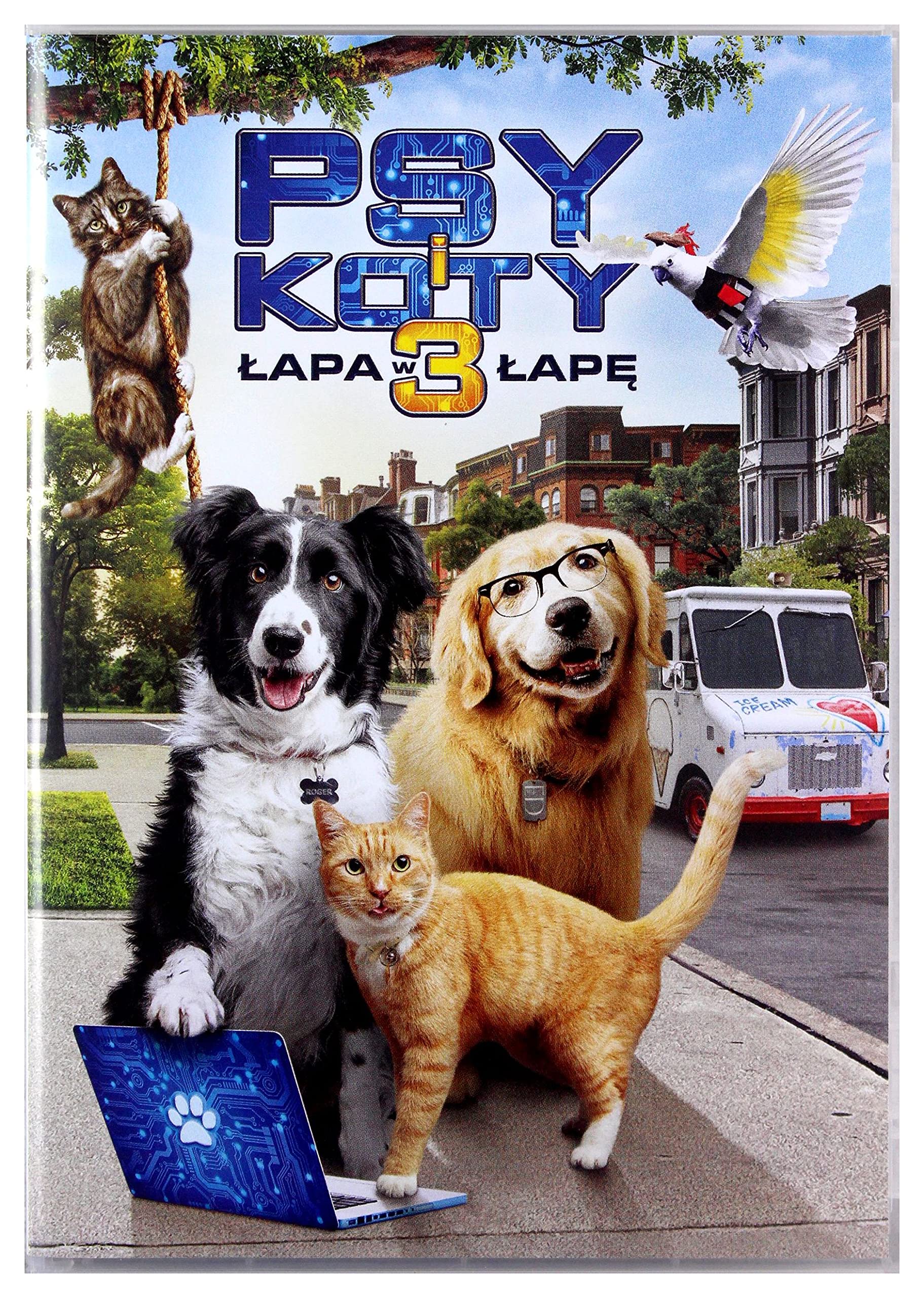 Película en DVD Cats & Dogs 3 Paws Unite versión extranjera para practicar inglés en casa