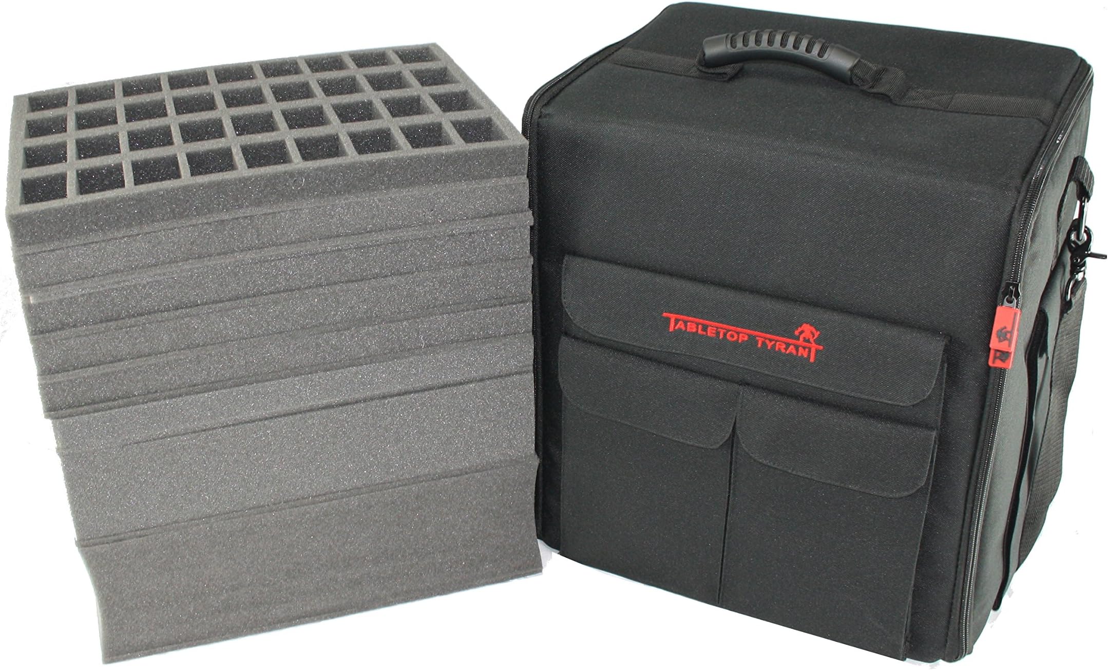 Tabletop Tyrant The Dreadnought Army Figure Case with Foam. Infantry Division loadout.