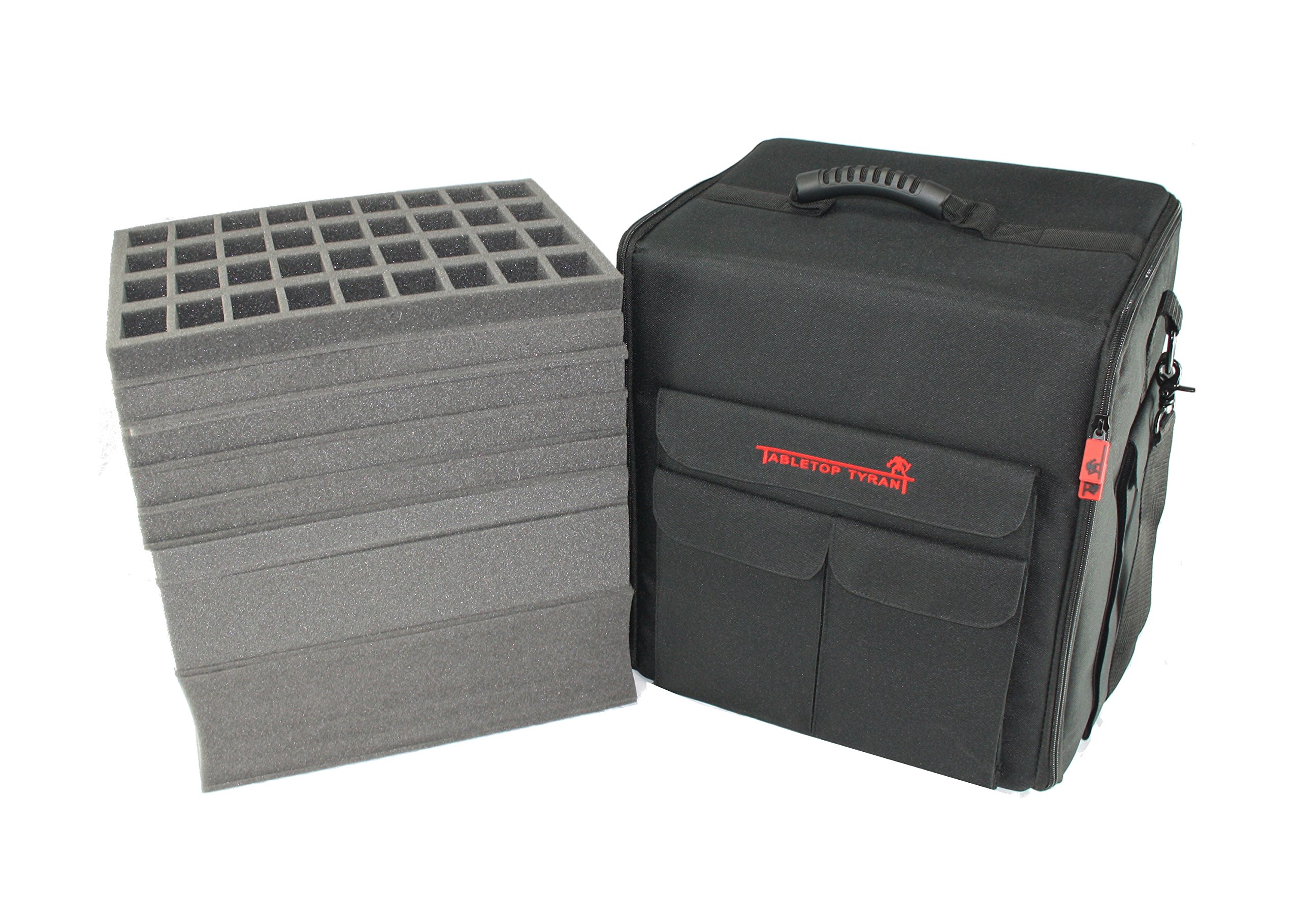 Tabletop Tyrant The Dreadnought Army Figure Case with Foam. Infantry Division loadout.