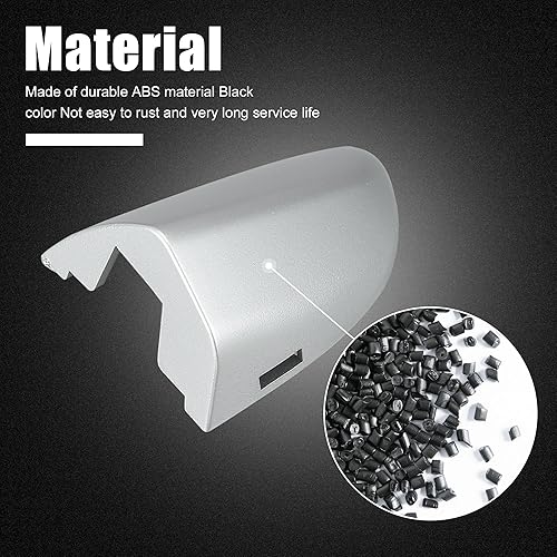 Miniatura 4 de X AUTOHAUX 3C0837879 1K8837879 - Cubierta de moldura de puerta delantera del conductor izquierdo, cubierta de manija de puerta plateada para