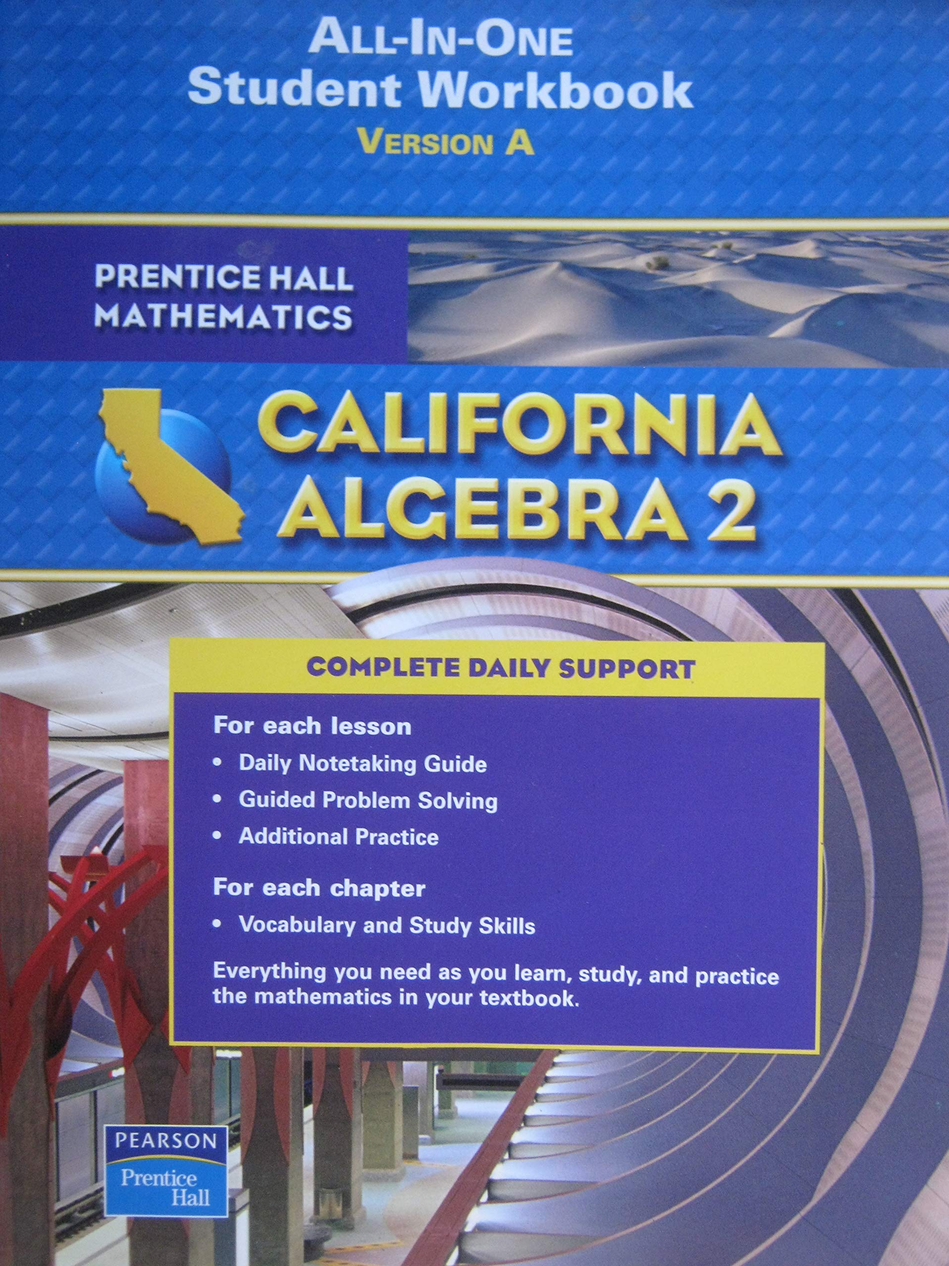 Algebra 2 All-in-One Student Workbook California Edition