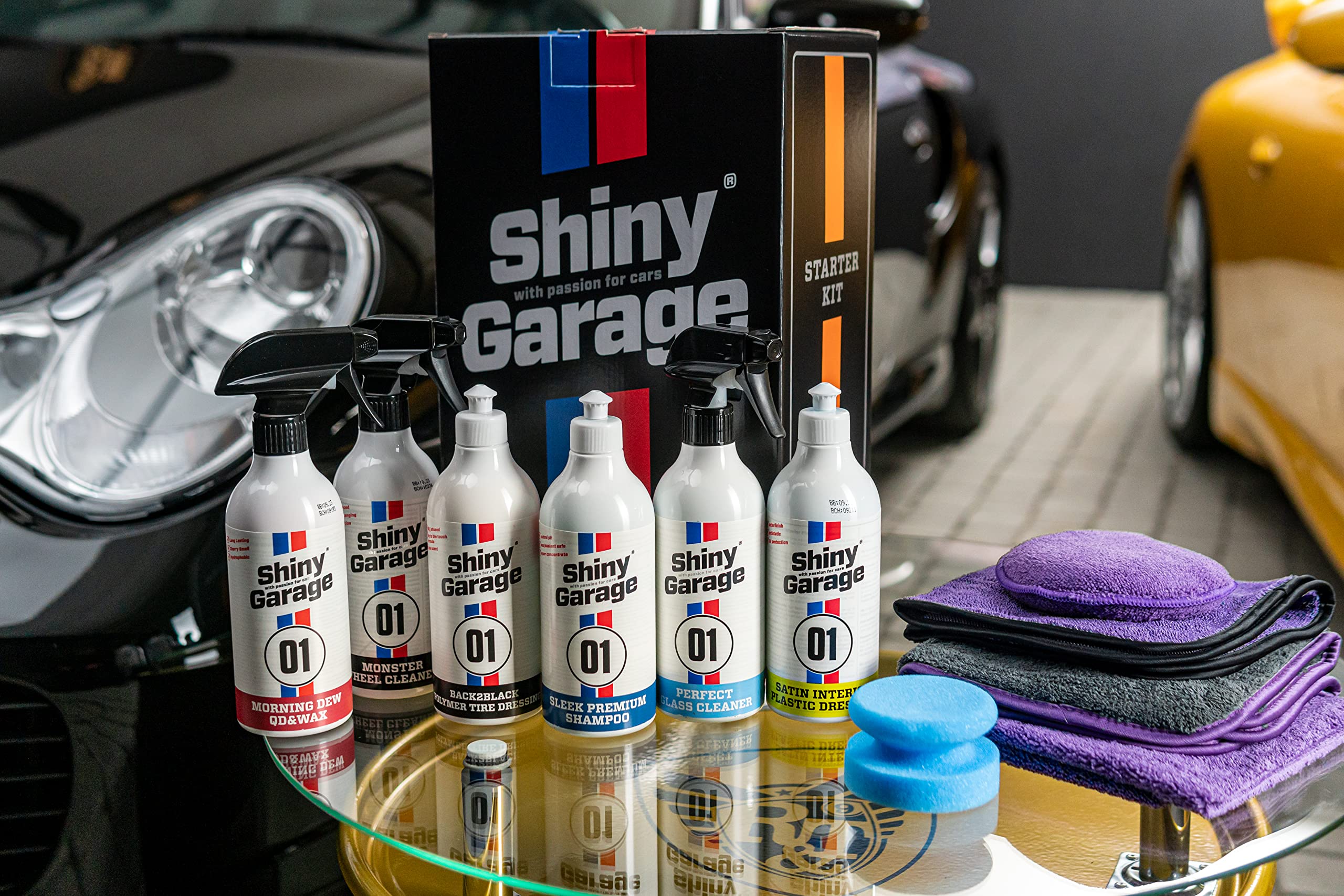 Shiny Garage STARTER SET - Die ideale Grundlage für die perfekte Fahrzeugpflege