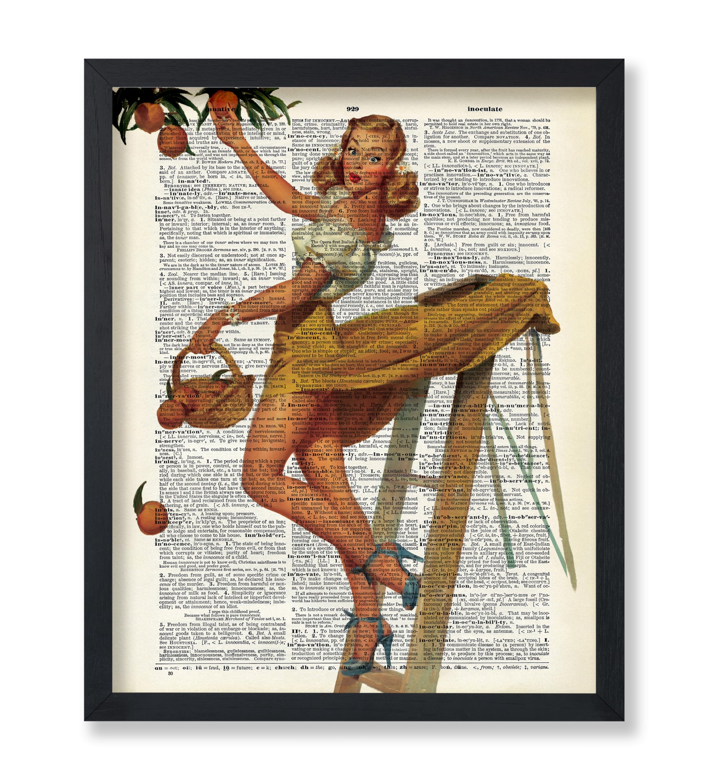 Amazon.com: Poster Master Dictionary Art Poster - Retro Pin-Up
