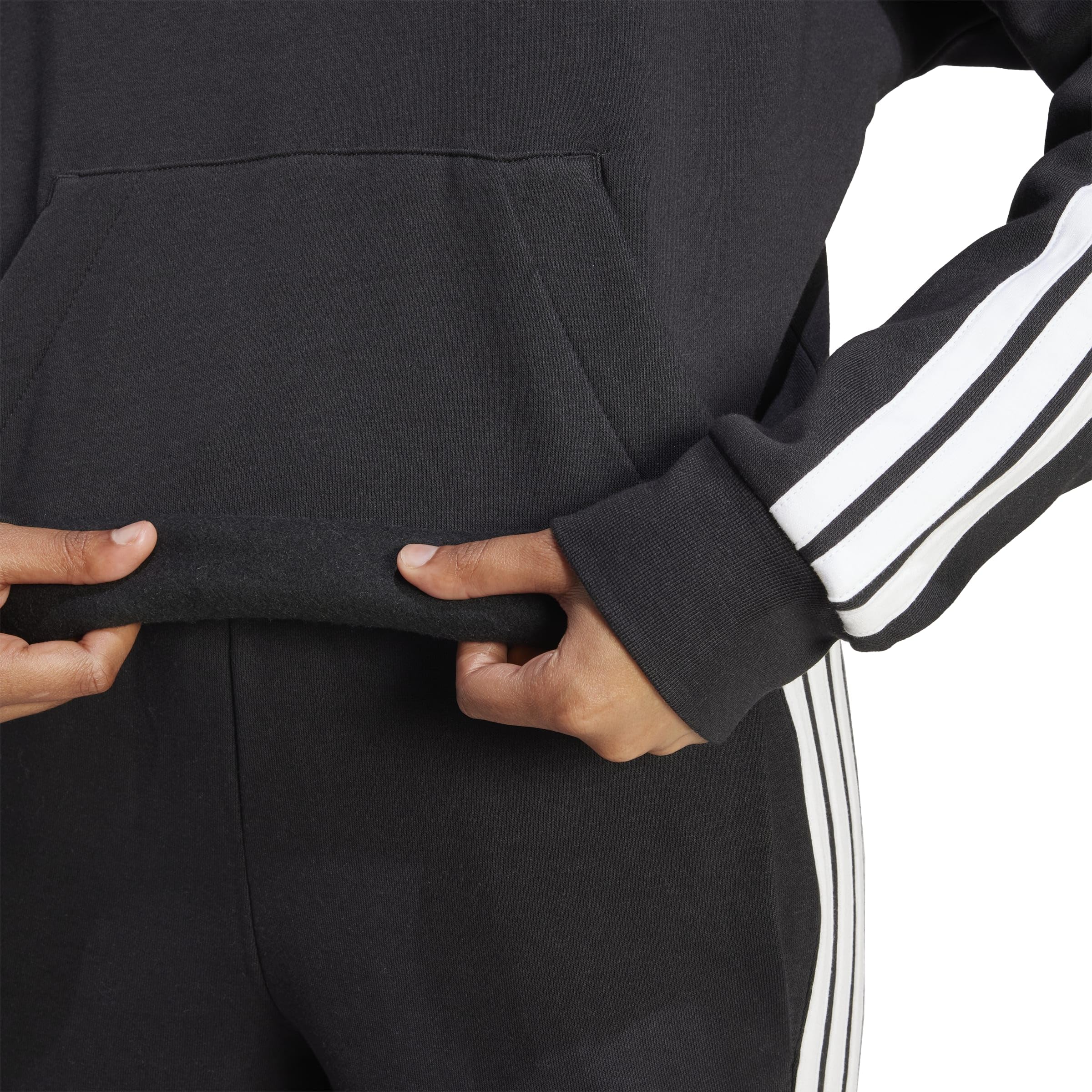 adidas Donna Essentials 3-Stripes Fleece Hoodie