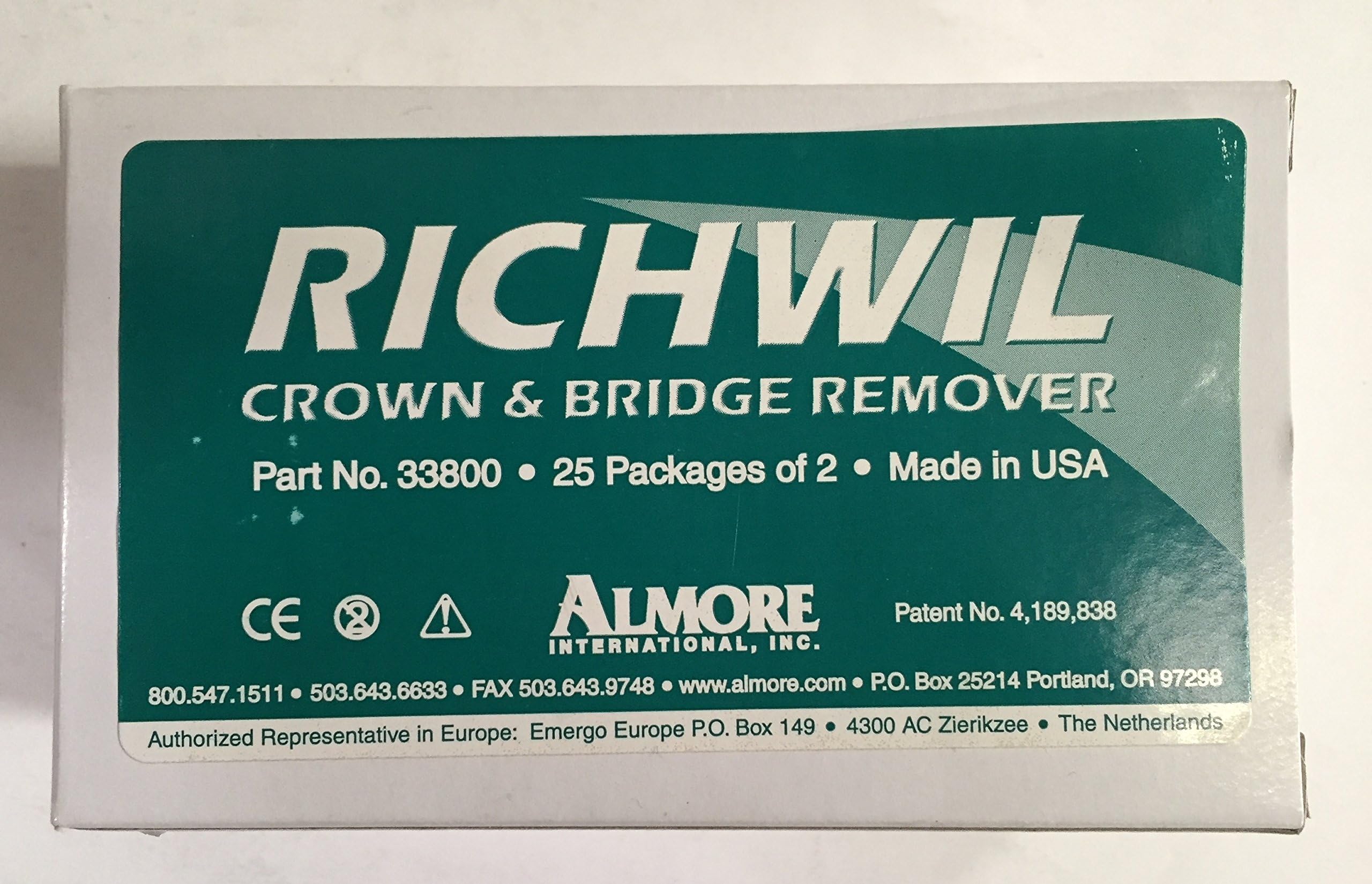 Almore International 33800 Richwil Crown & Bridge Remover