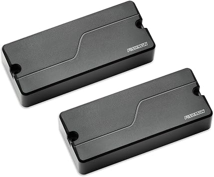 Fishman PRF-BS4-SB2 Fluence Pickups 4-String Bass Soapbar Set, Black Plastic