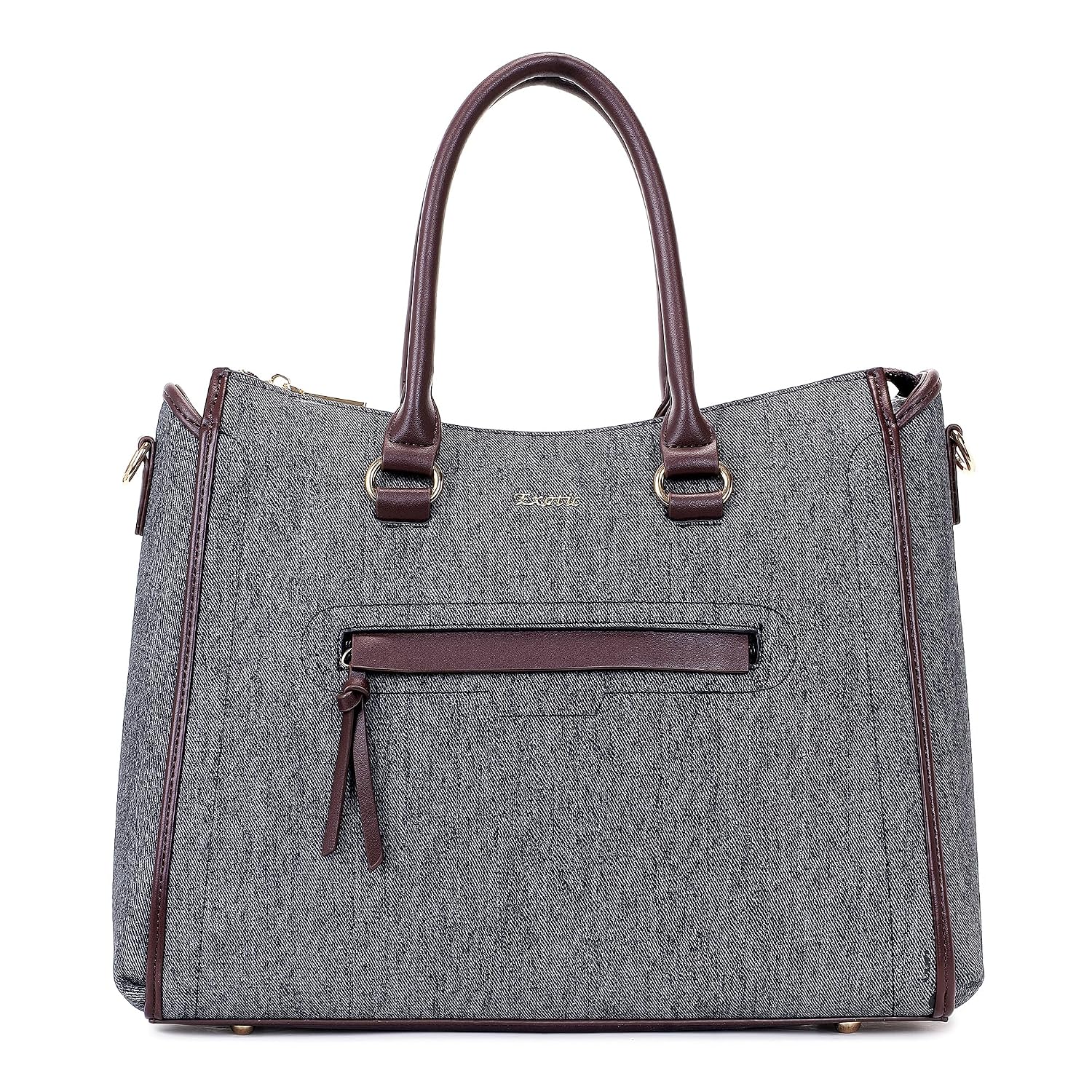 EXOTIC Elara Structured Tote Handbag for Women | Spacious Work & Laptop Purse