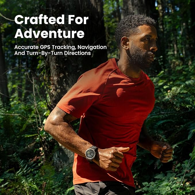 Amazfit T-Rex 3 Outdoor Smart Watch 48mm AMOLED Display, Offline Maps & Navigation, 6 Satellite Systems Dual Band GPS, 27 Days Battery Life, 170+ Sports Mode, 45m Freediving for Android, iPhone