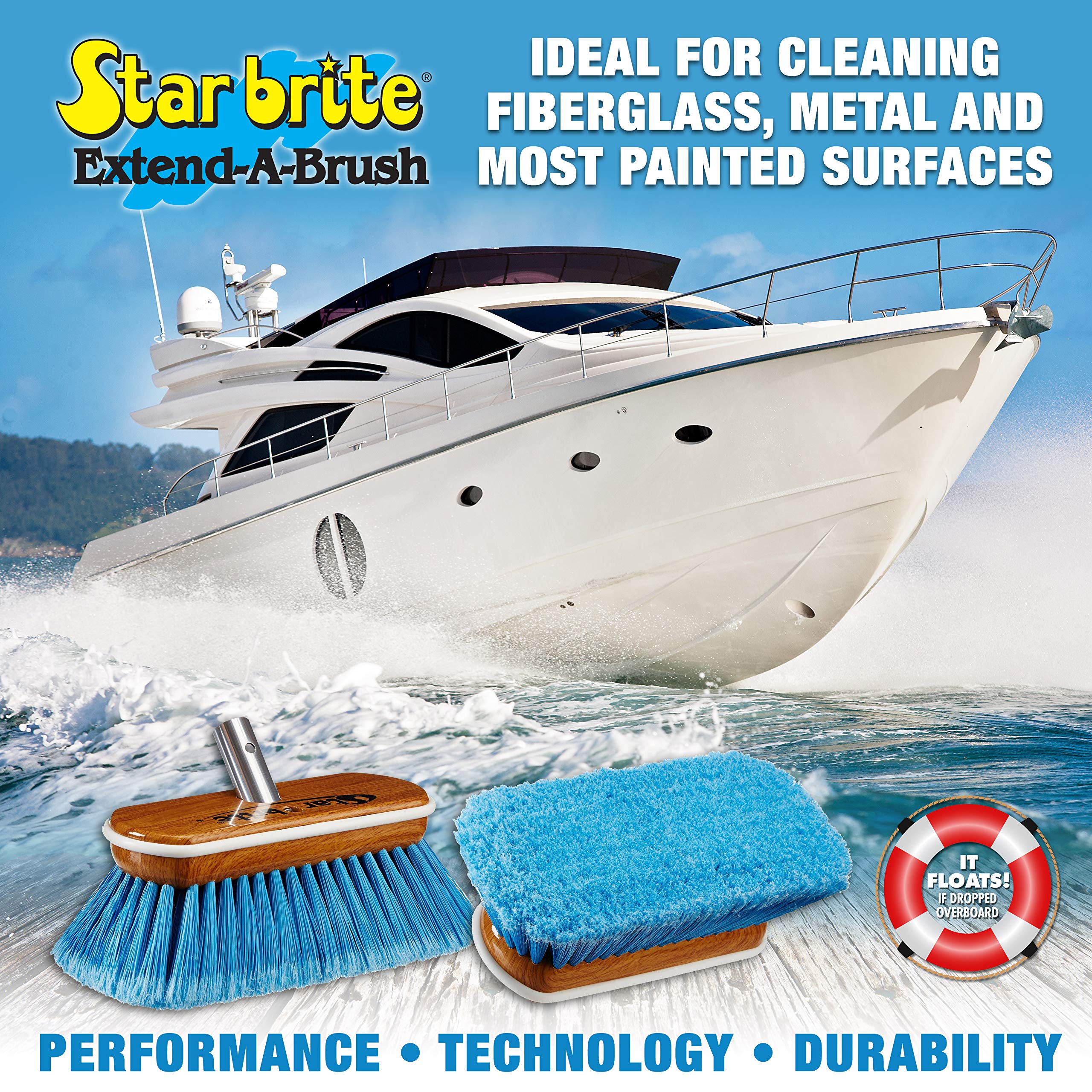 Star Brite 478126 Brosse de Lavage, Bleu