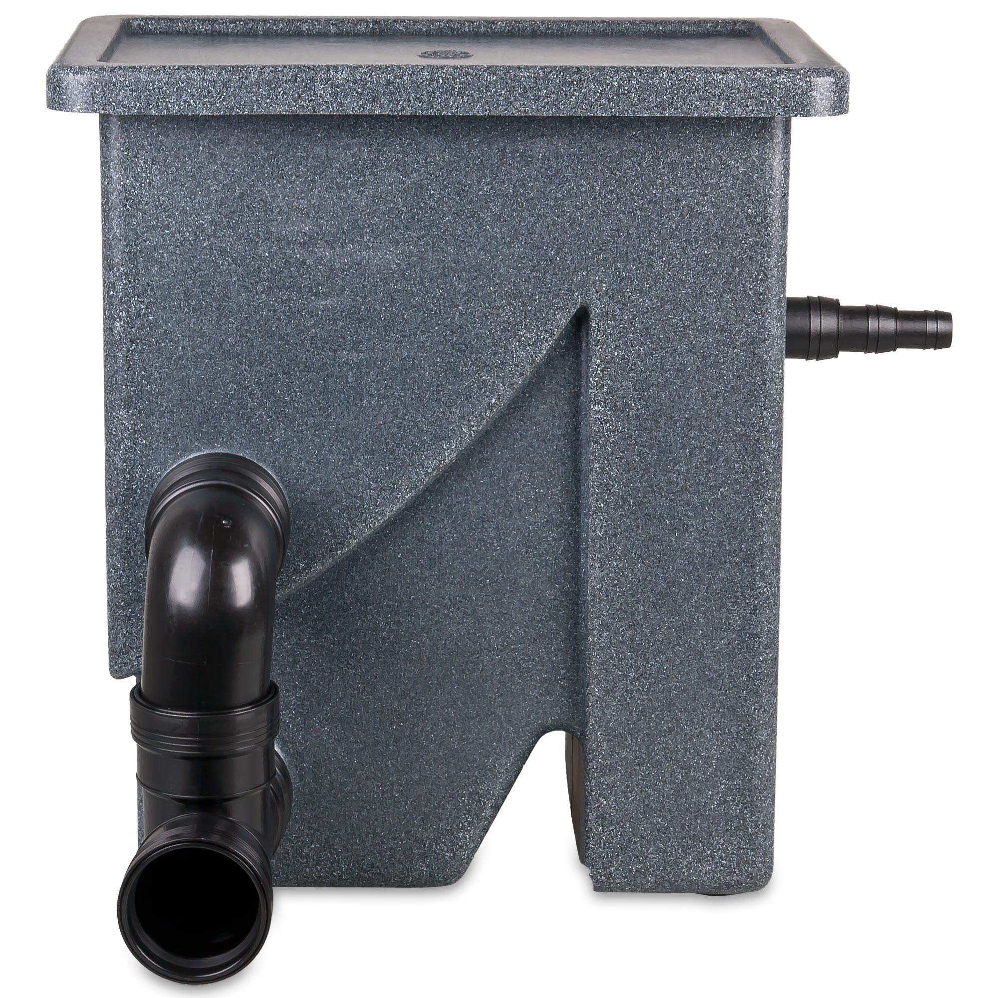 Wagner GREEN Siebbogenfilter Compactsieve II 2 schwarz, Vorfilter mit Spaltsieb für Koiteich und Gartenteich