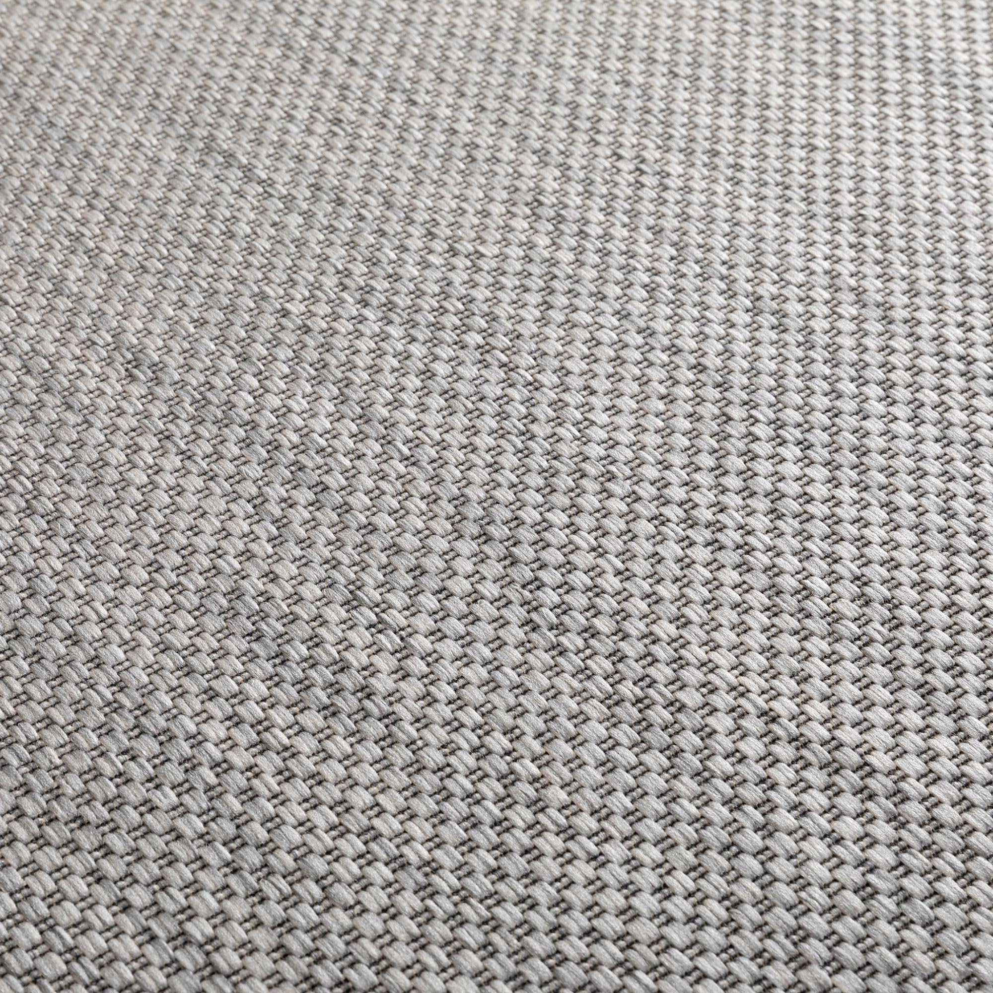 Steffensmeier In- und Outdoorteppich Melbu | Garten, Balkon, Küche | Grau, Größe: 200x290 cm