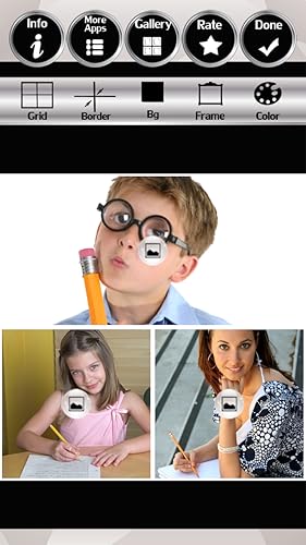 Colagem da foto do lápis