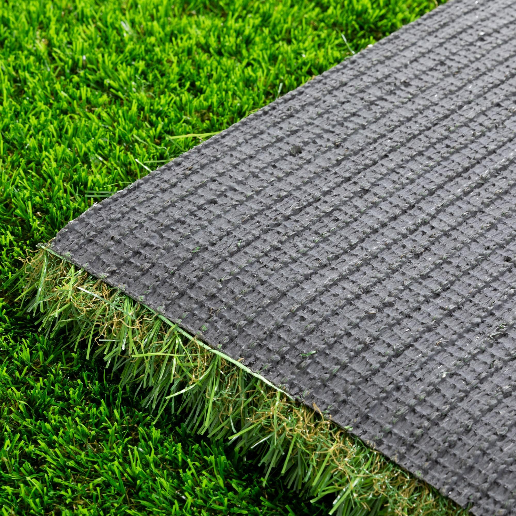 Steffensmeier Kunstrasen Windsor 32 mm 2.163 g/m² extrem UV-beständig Strong Kollektion Grün, Größe: 133x350 cm