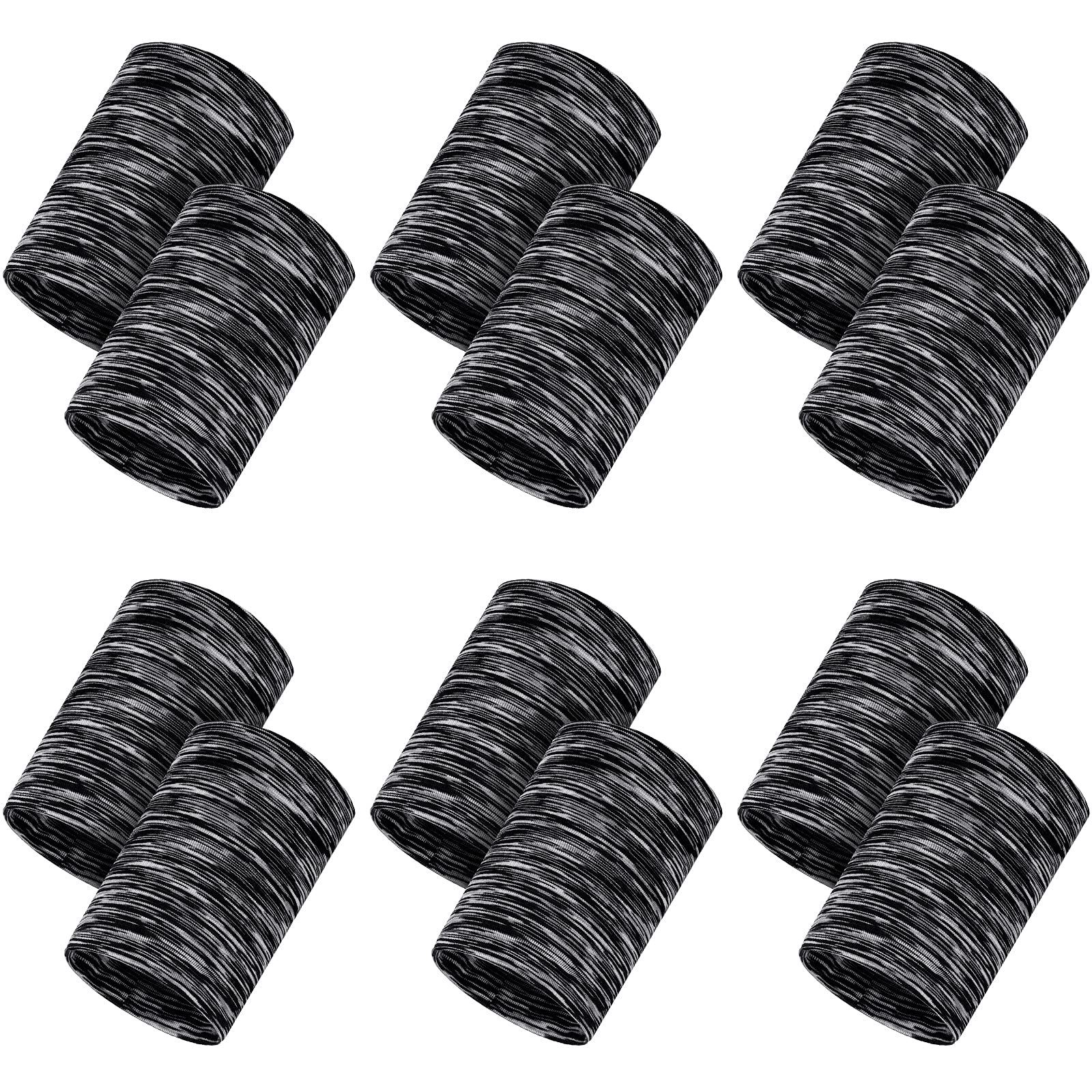 12 Pcs Cooling Sweat Wristband