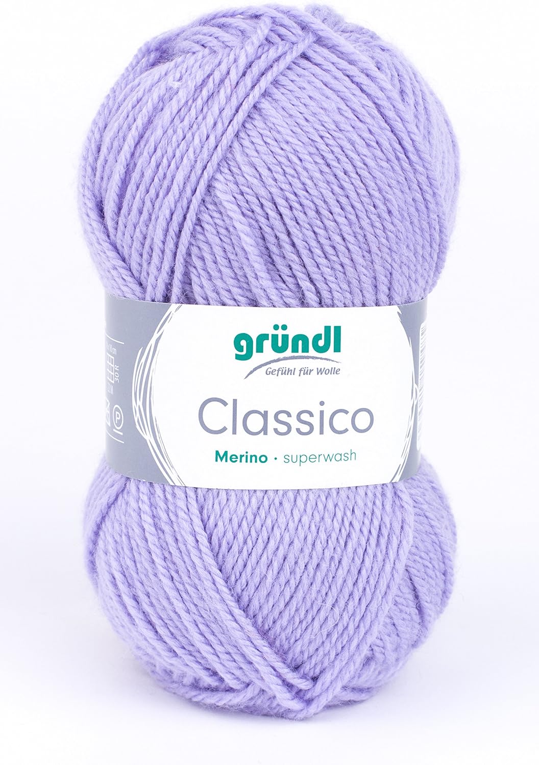 Gründl Classico Wolle (Oeko-TEX® Certified Knitting/Crochet Yarn Made of 50% Pure New Wool (Merino Superwash) & 50% polyacrylic - Image 3