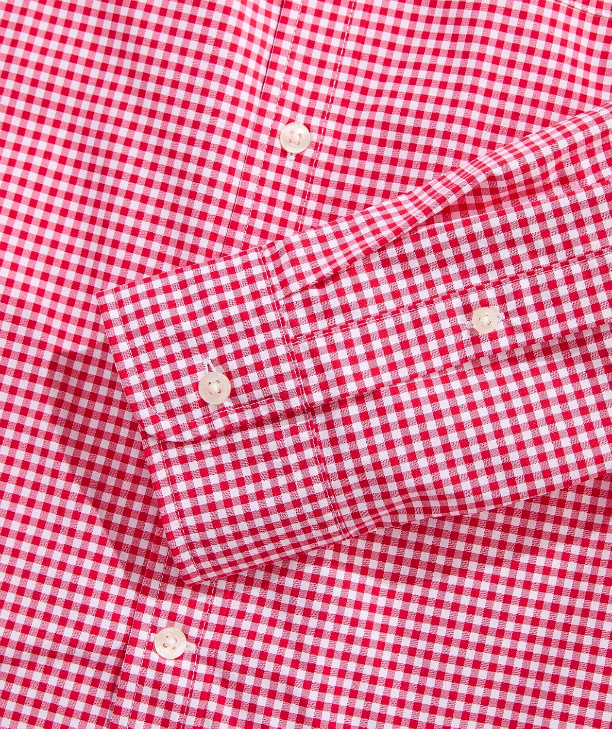 Vineyard Vines Men's Coral Reef Gingham Featherweight Performance Shirt