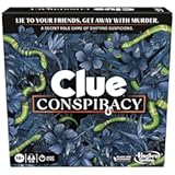 Clue Conspiracy Board Game for Adults and Teens&comma; Secret Role Strategy Games&comma; Ages 14&plus;&comma; 4-10 Players&comma; 45 Minutes&comma; Mystery & Party Games
