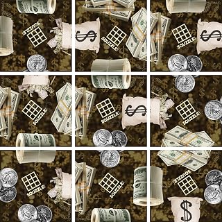 Squzzle Puzzle Brain Teaser | Screen-Free Mind Game | Great for Classrooms & Travel, Collect All Designs (Money (Travel Pouch))