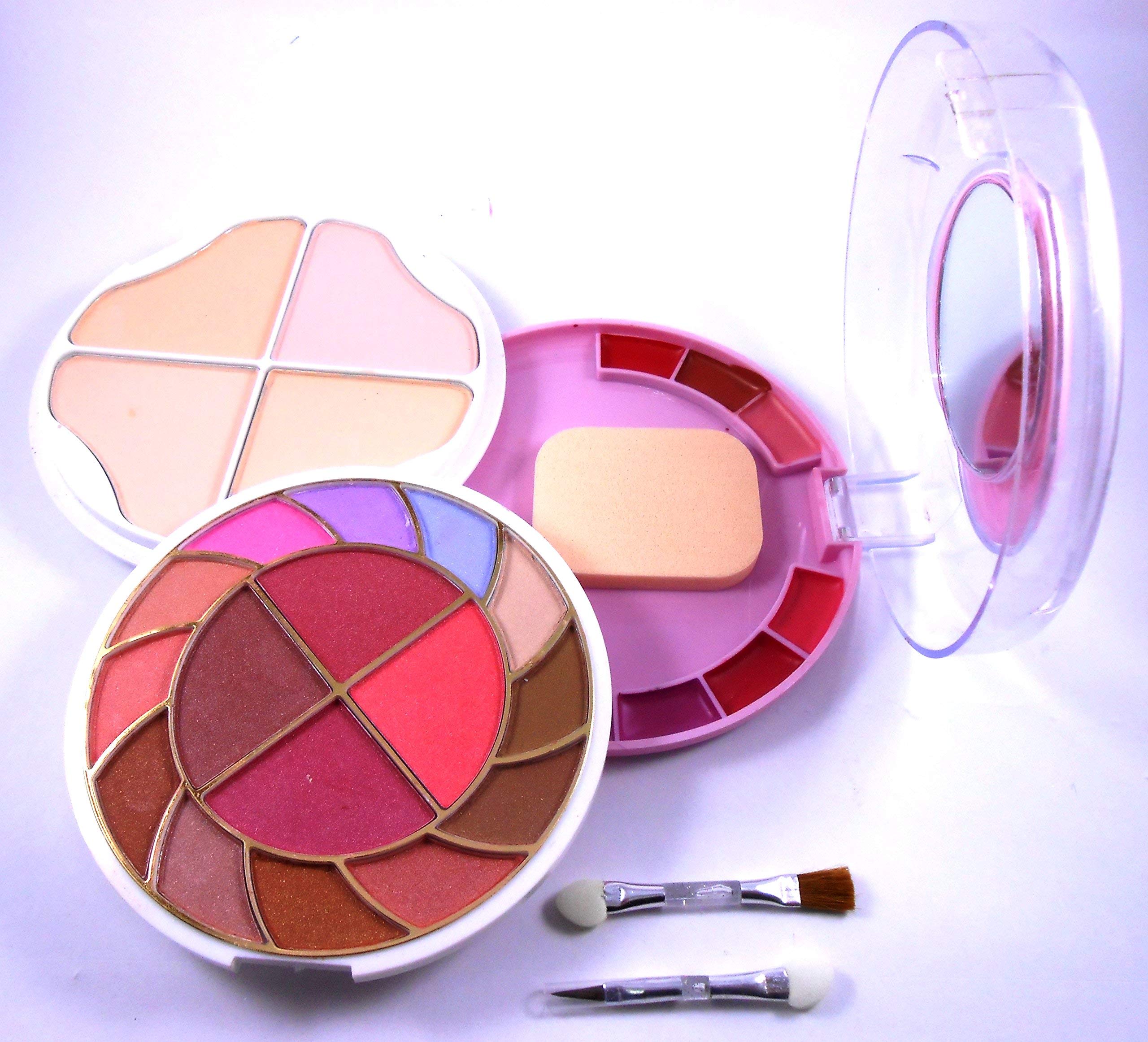 ads multi use palatte - 12 eyeshadow, 4 blusher, 4 powder cake and 6 lip colour palatte, 55g