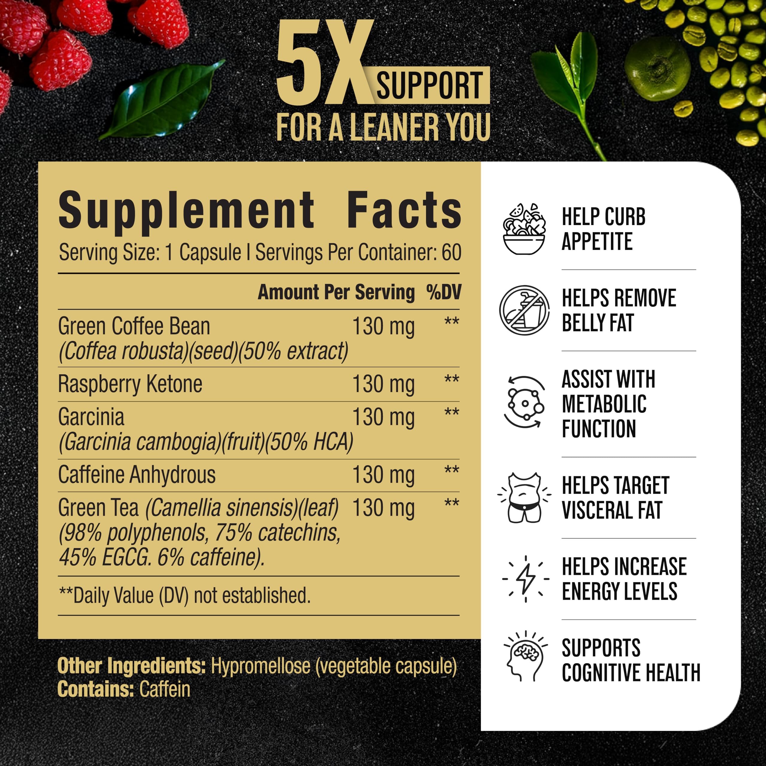 Male Performance Burner | GLP-1 Pathway Support + Fat Burner for Men | Helps Lose Weight, Maintain Muscle, Boost Energy | 3rd Party Tested Formula | 60 Unisex Weight Loss Pills All Adults — Amazon image 2