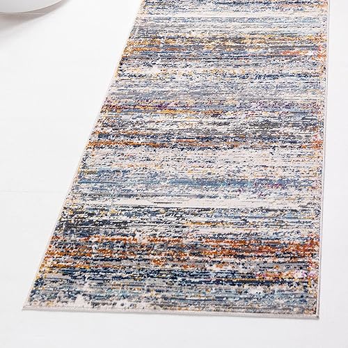 Rugs.com Malibu Collection - Alfombra de pasillo de 6 pies, alfombra de pelo bajo múltiple perfecta para pasillos y entradas