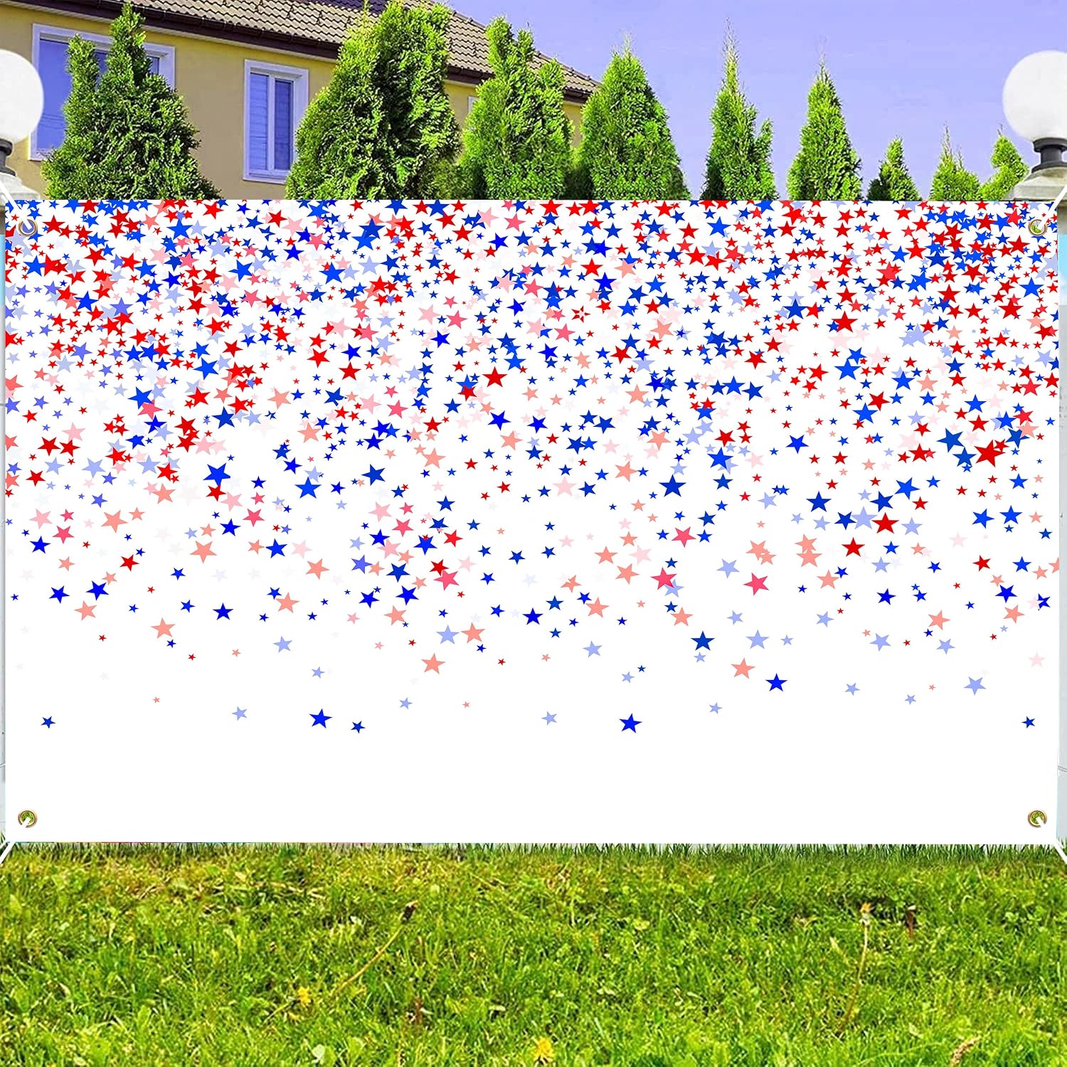 4th of July Backdrops for Photography Independence Day Background 10x6 FT Patriotic Theme Party Decor USA Patriotic National Veterans Memorial Day Holiday Photo Props