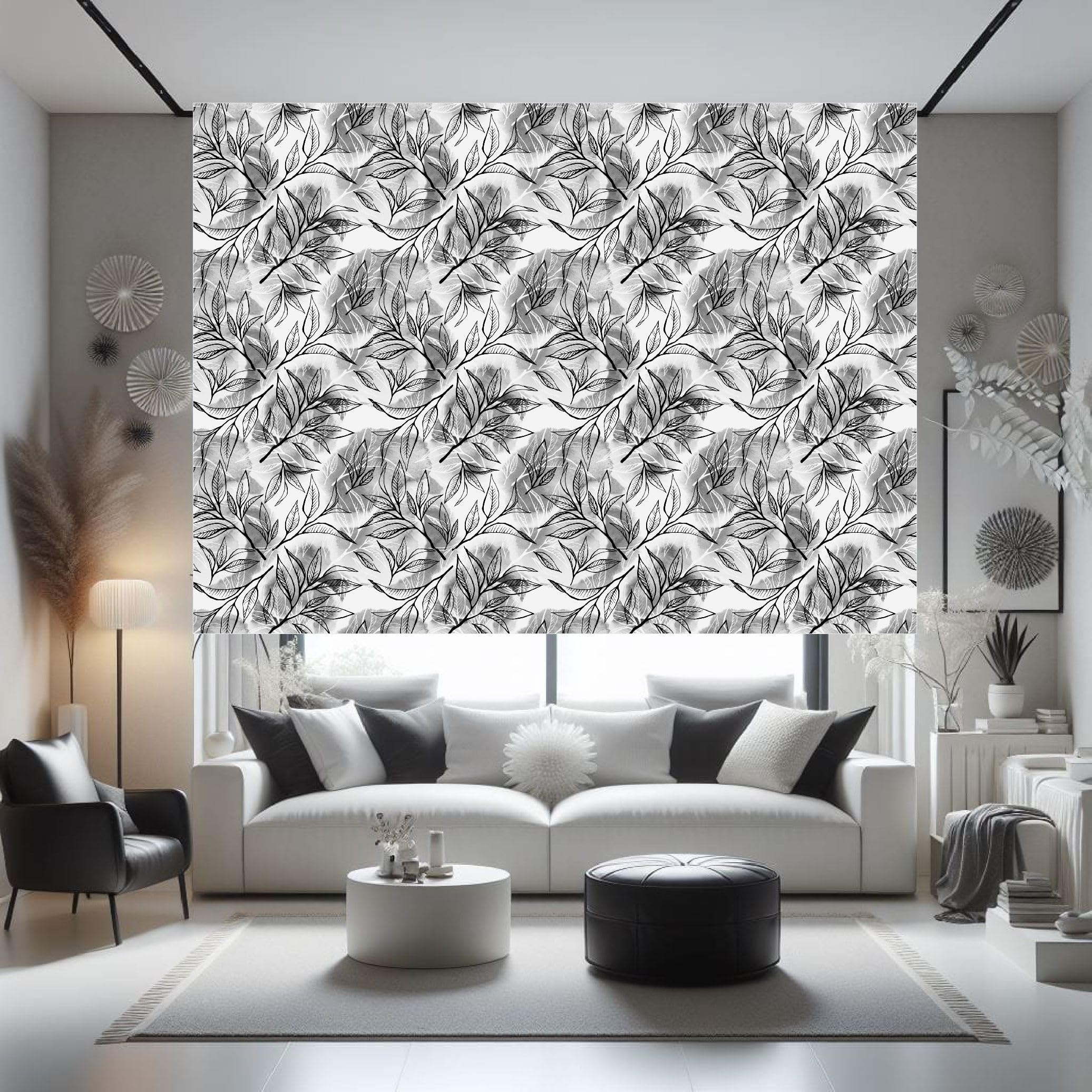 Estores estampados flores, estores enrollables decorativos, estores estampados. Estores enrollables Translucidos estampados modernos.Calidad Premium (160x170)