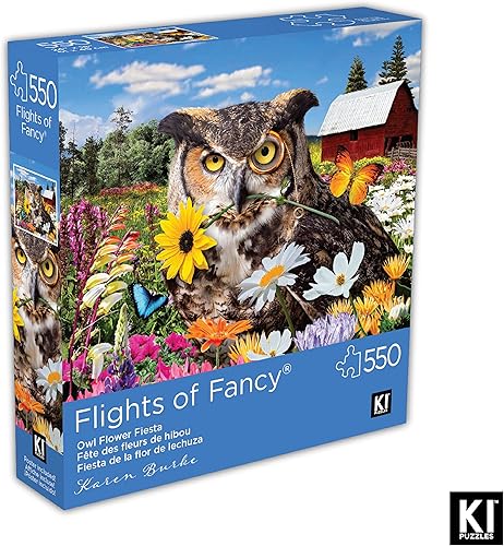 Miniatura 10 de Rompecabezas de 550 piezas para adultos Farm Life Karen Burke Country Jigsaw 24X18 KI Puzzles