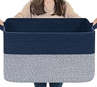 Vista 30 de Goodpick Contenedores de almacenamiento en forma de cubo – Cestas de estante para toallas, libros y ropa, contenedores de almacenamiento de armario