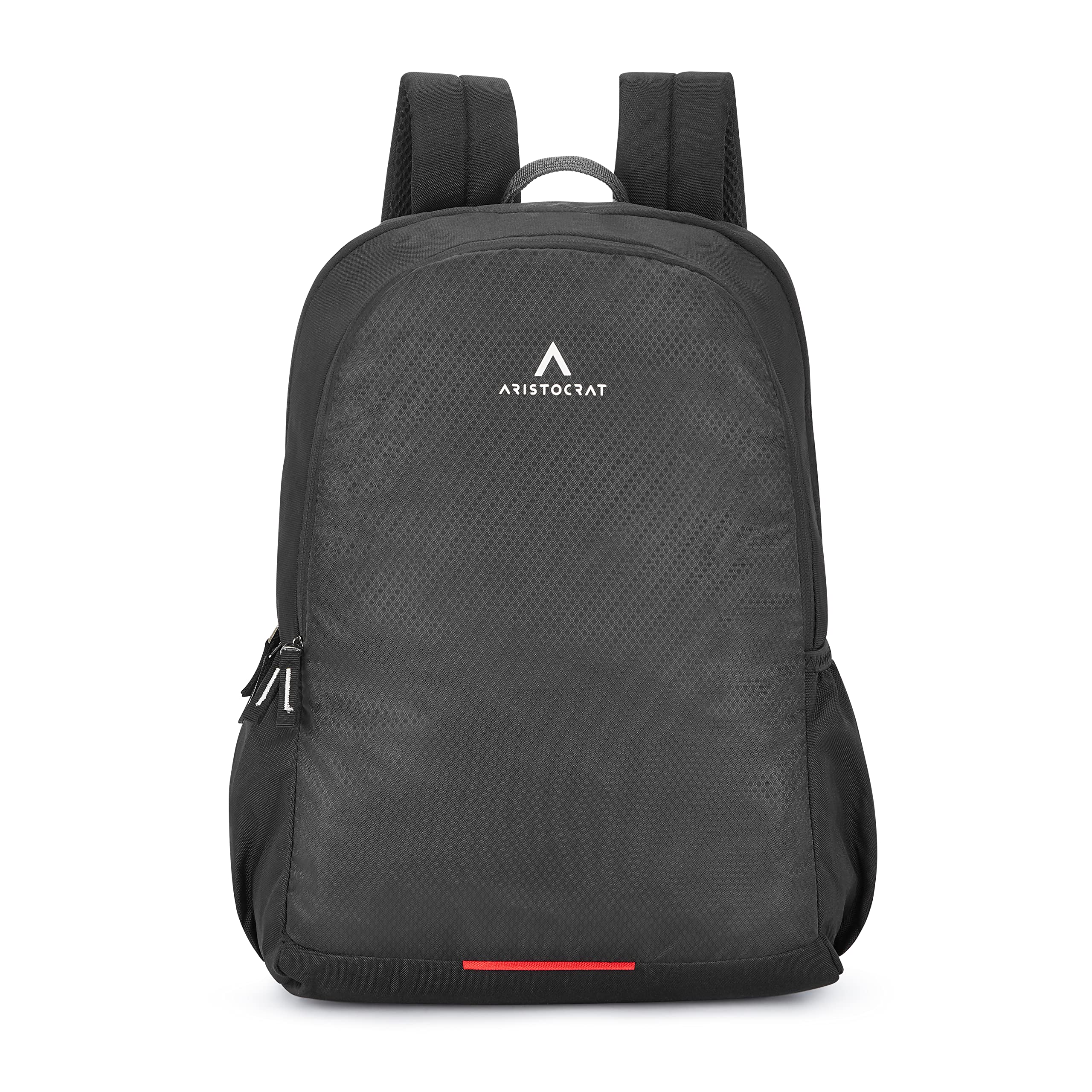Aristocrat Solid Pattern Marco 26 L Laptop Backpack (H) Black (Black, Medium) (B0C6Y3K7V8) Amazon Price History, Amazon Price Tracker