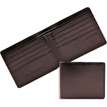 ASHLIN RFID Blocking Leather Wallet Currency Compartment, 2 Pockets [RFID5748-07-02]