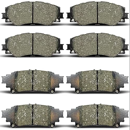 TALAMOYI Brake Pads For Toyota Prius V 2012/2013/2014/2015/2016/2017 Brake Kits