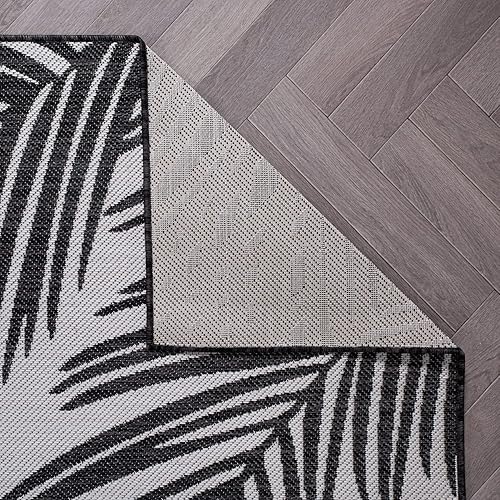 Miniatura 5 de Rugshop Alfombras contemporáneas con textura de hojas envejecidas, fácil limpieza, para exteriores, terraza, patio, patio trasero, interiores y