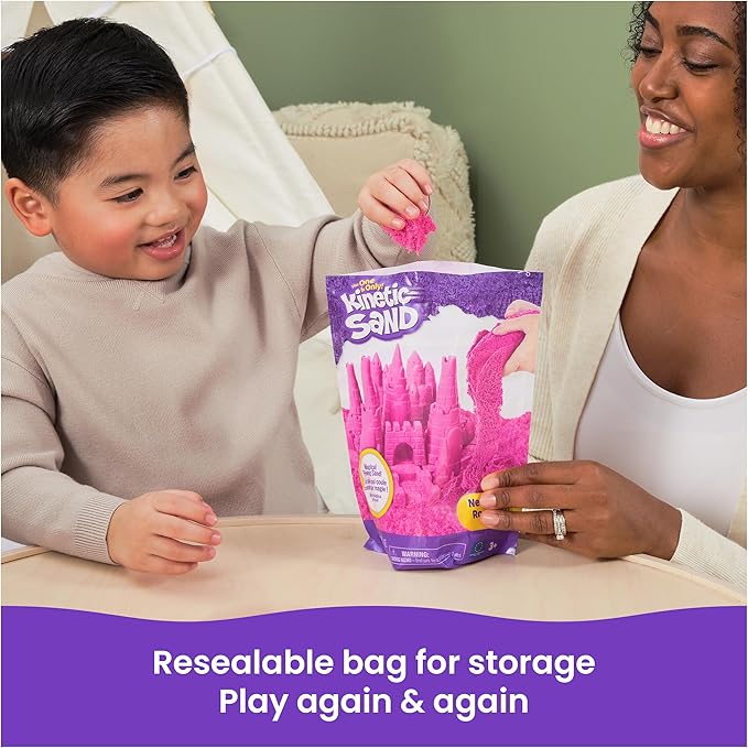 Arena Cinética Sensorial Rosa para Niños 3+ Años miniatura 9