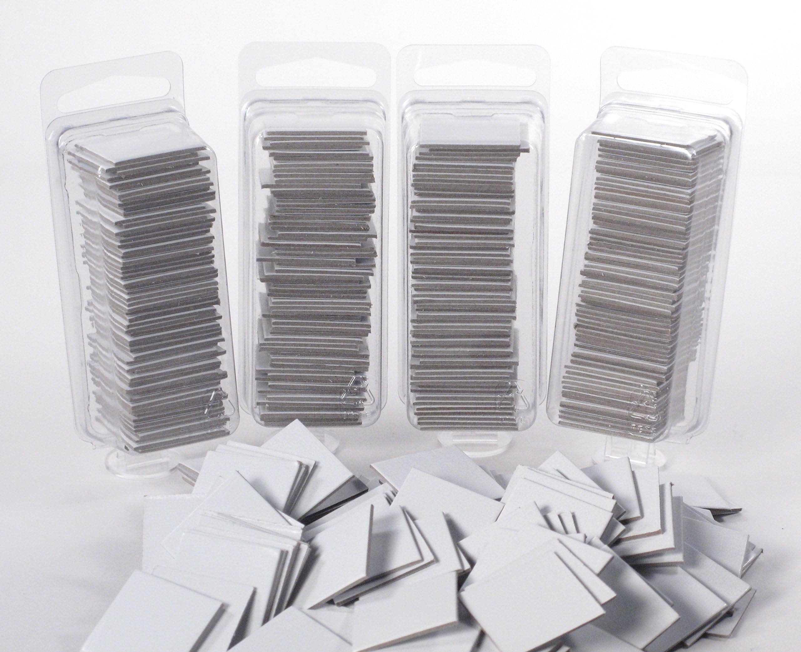 Hedral Value Pack of 200 - Blank 1" Square Board Game Chits Tiles Counters Markers DIY D&D