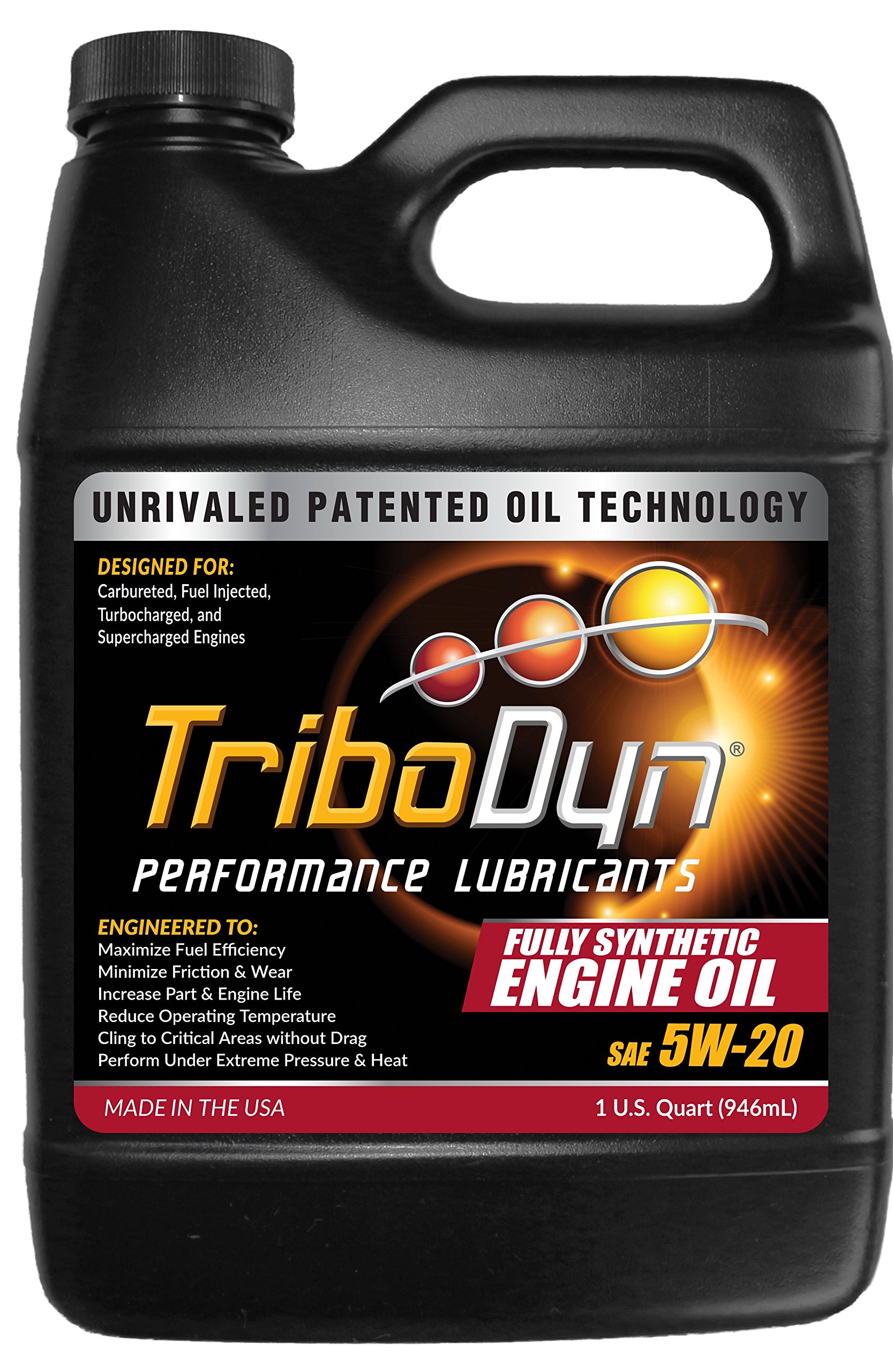 Buy TriboDyn 5w20 Synthetic Motor Oil 1 US Quart Next Generation