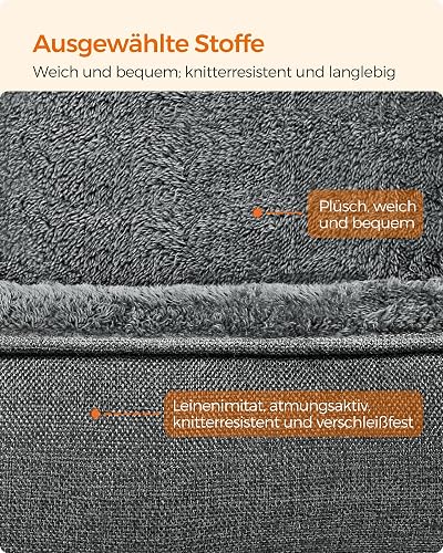 FEANDREA Dog Bed, 27 cm Thick, Machine Washable, 110 x 75 x 27 cm - 4