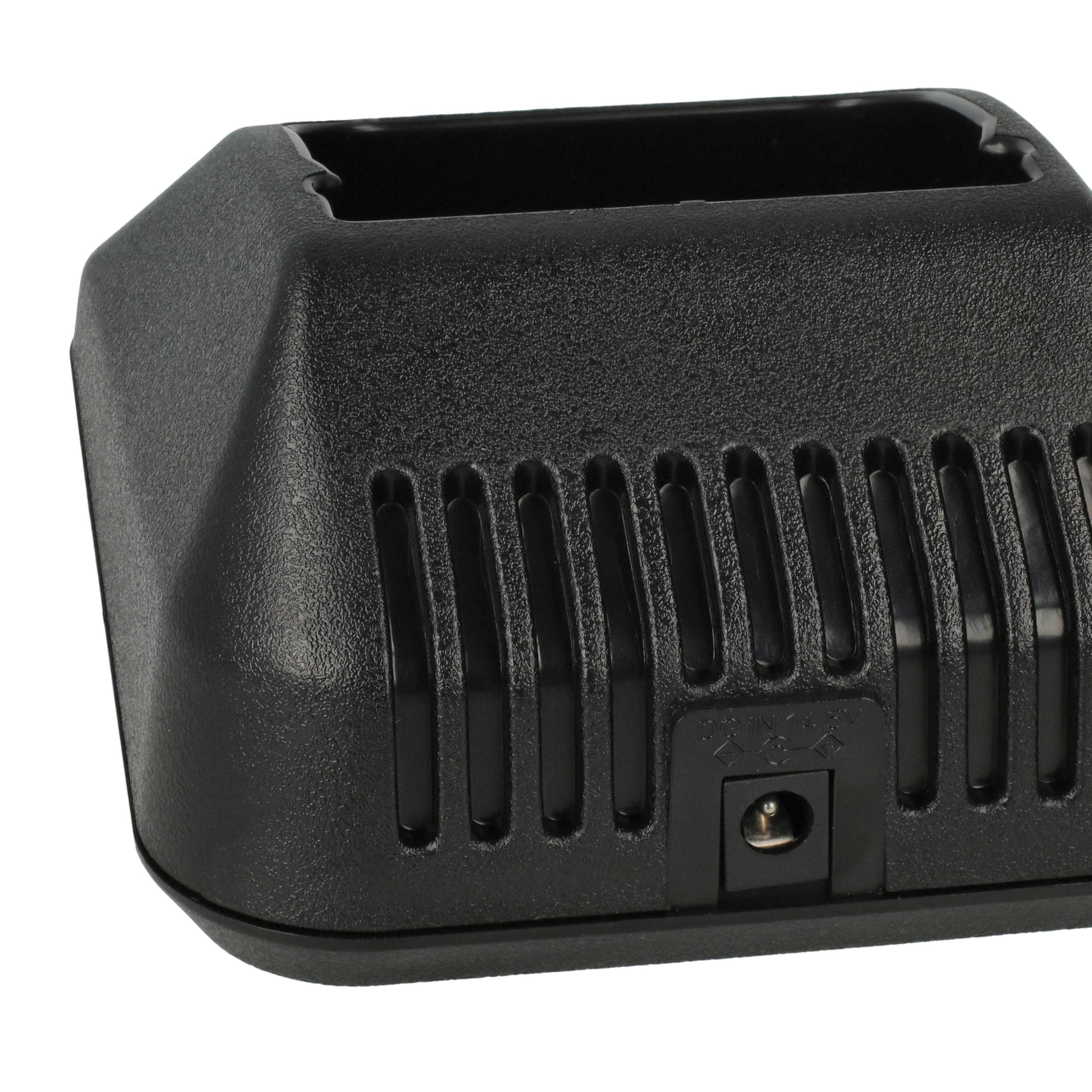 vhbw Chargeur Compatible avec Kenwood KNB-52N, PB-43N, PB-43H Batteries de Radio - Socle + Prise, 9,4 V, 0,4-0,8 A