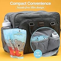 Vista 7 de Paquete de 30 bolsas de almacenamiento de fórmula para bebés, dispensador, contenedor desechable para fórmula para bebés