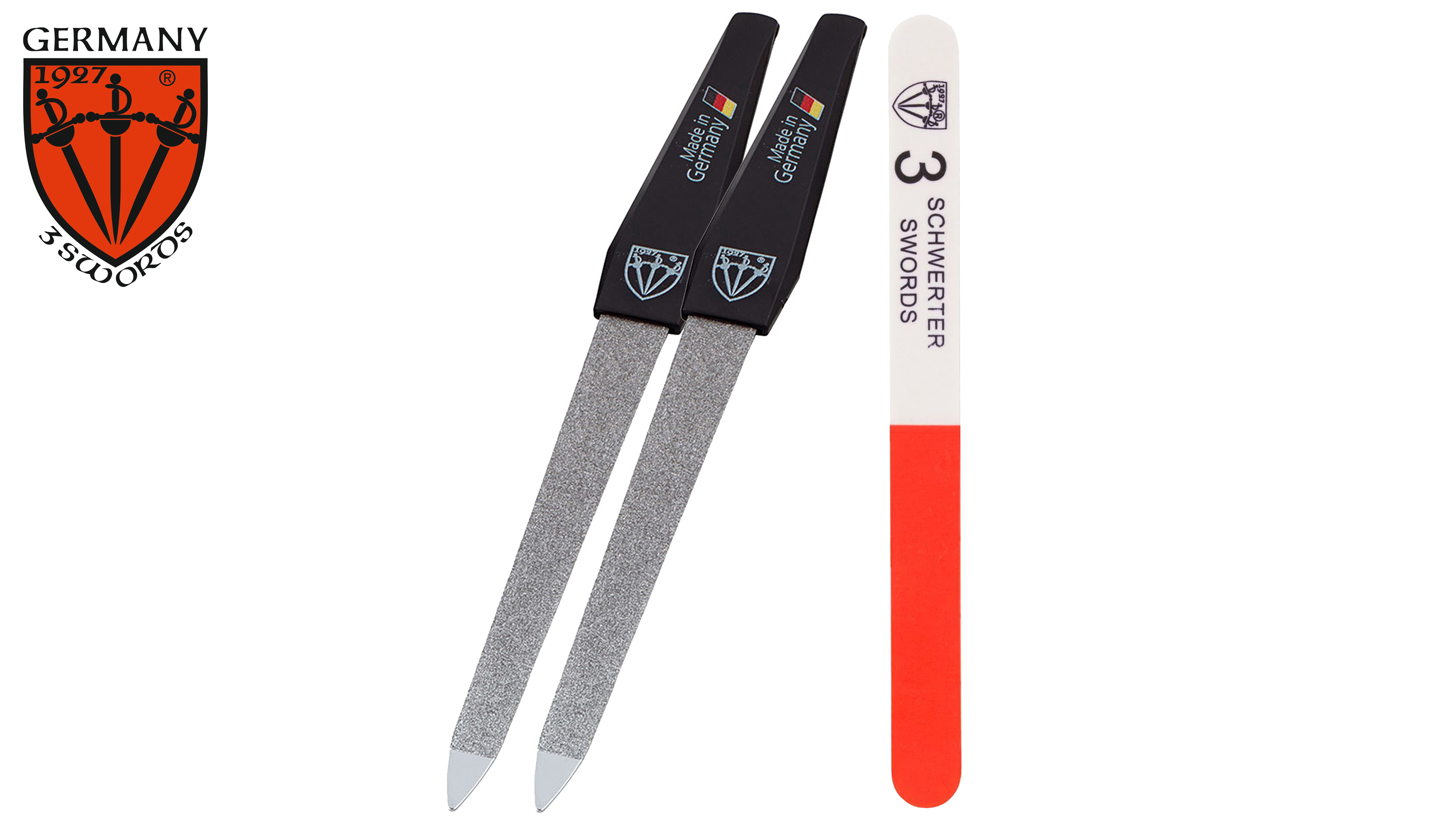 Amazon.com : 3 Swords Germany - Sapphire Metal Nail File Set 2